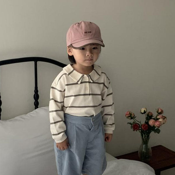 Sudadera con cuello de rayas