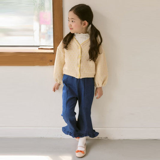 Frill Flared Pants