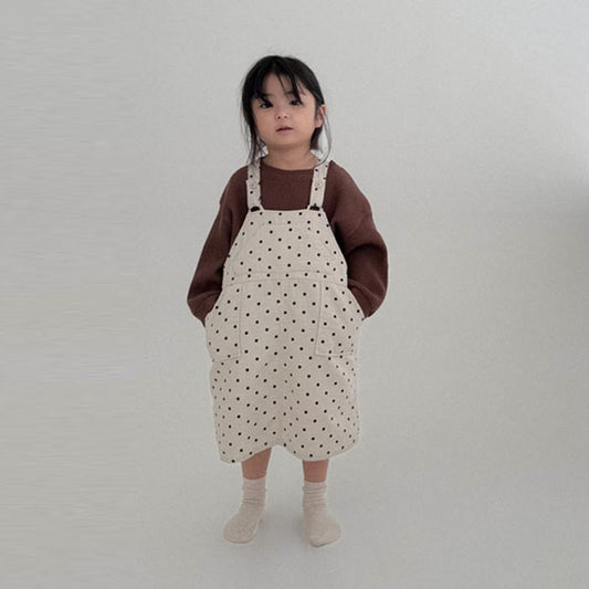 Dot Overall Dress