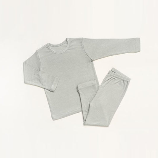9/10 Length Modal Ribbed - Gray