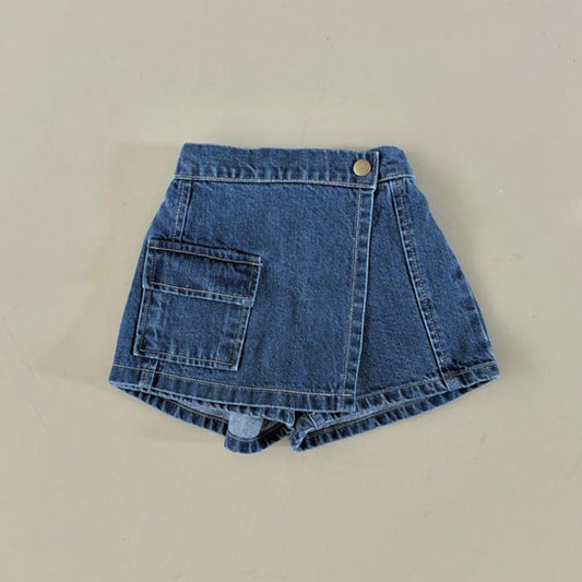 Cargo Denim Culottes
