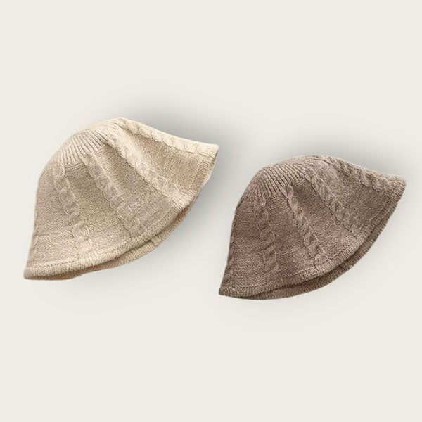 Cable Knit Bucket Hat