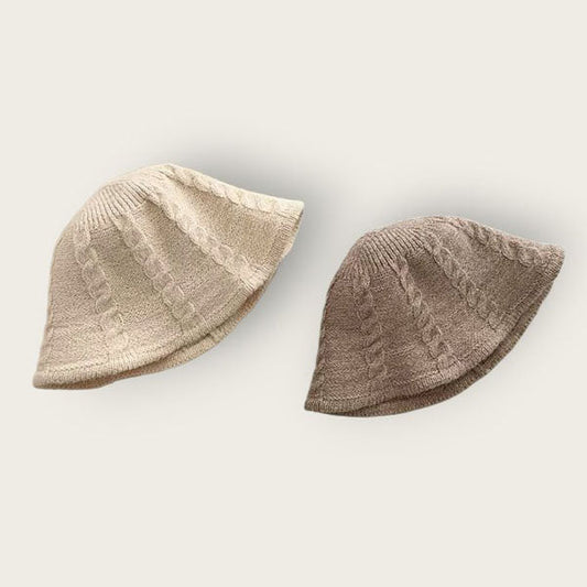 Cable Knit Bucket Hat
