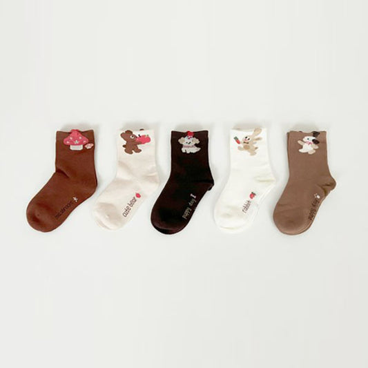 Star Mushroom Socks Set
