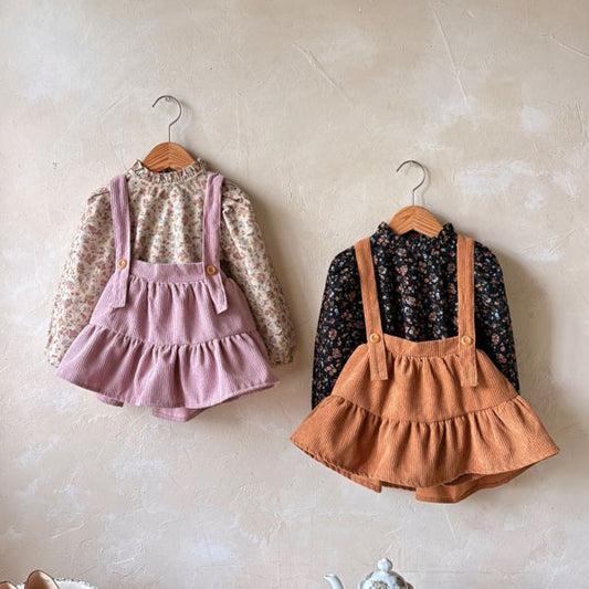 Pepper Shirring Strap Skirt