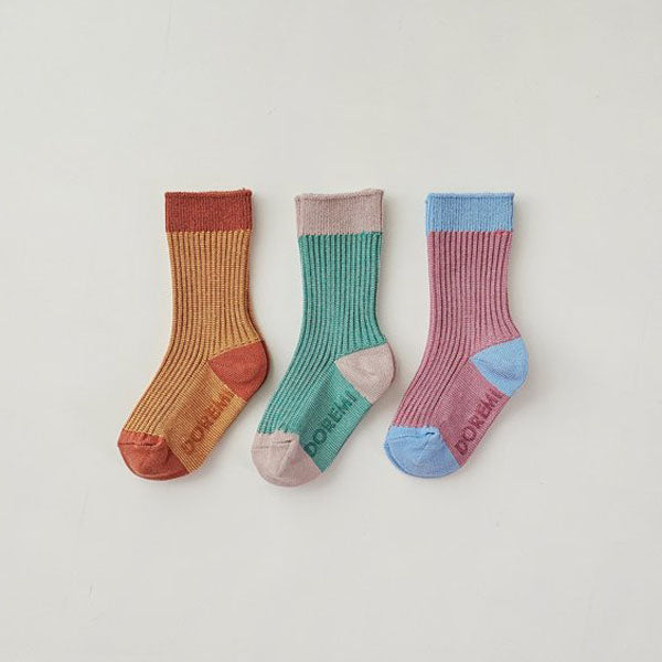 Wonderland Jacquard Socks (3P)
