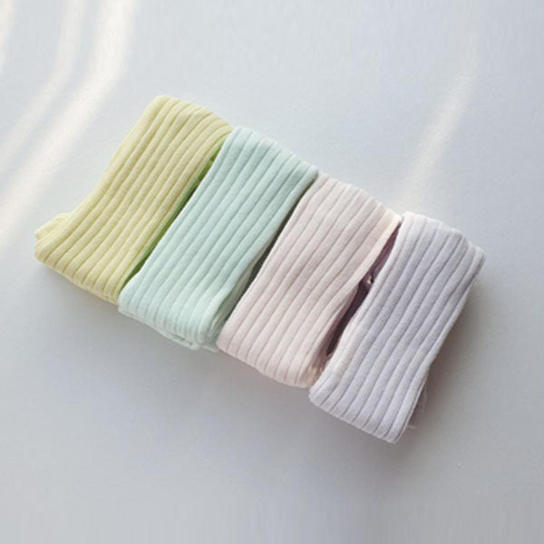 Ribbed Tights Lemon (1P)