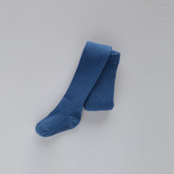 Ribbed Tights Monaco Blue (1P)
