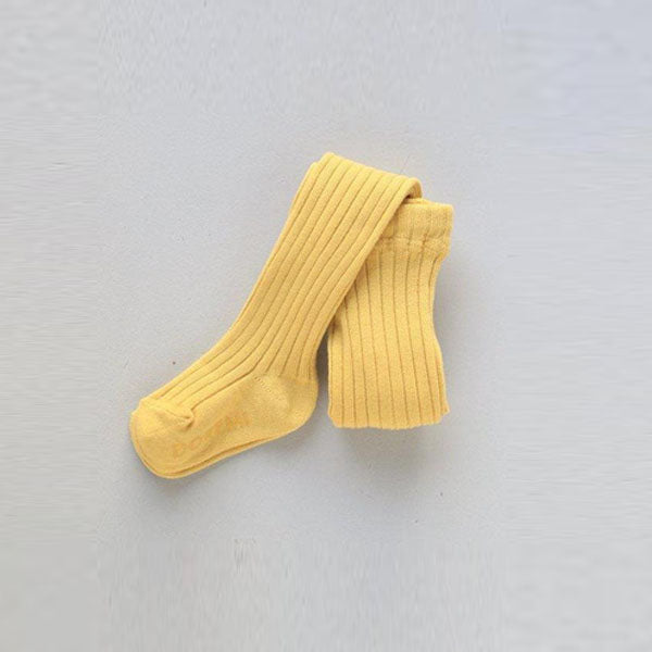 Ribbed Tights Buttercup (1P)