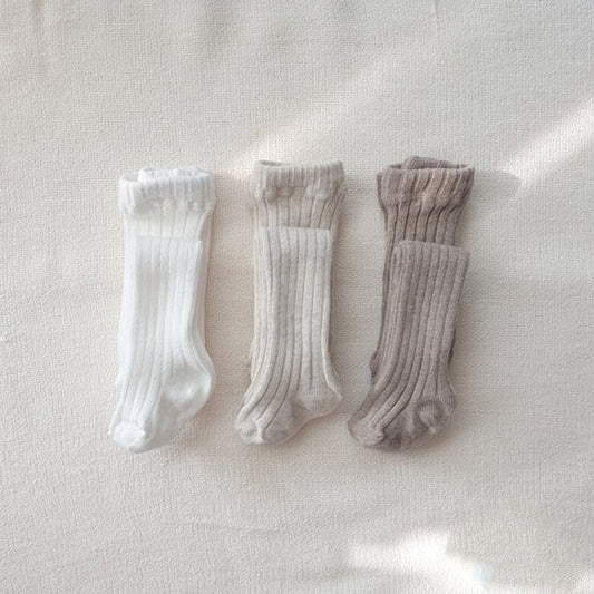 Ribbed Tights Off White (1P)