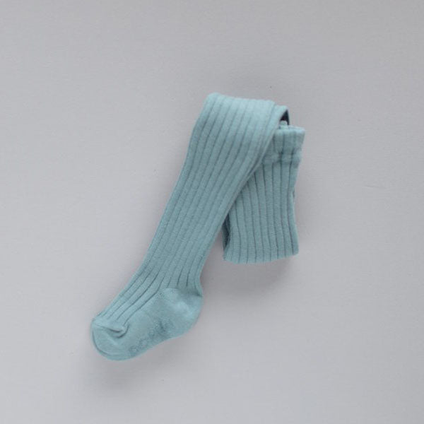 Ribbed Tights Jade Mint (1P)