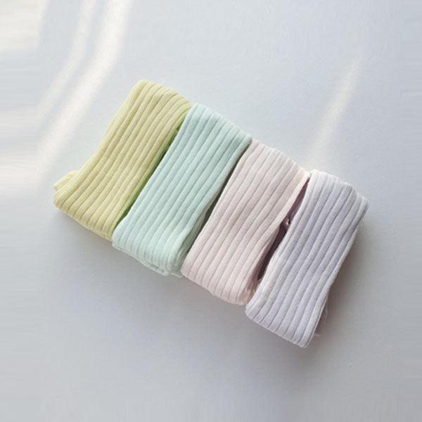 Ribbed Tights Pastel Mint (1P)