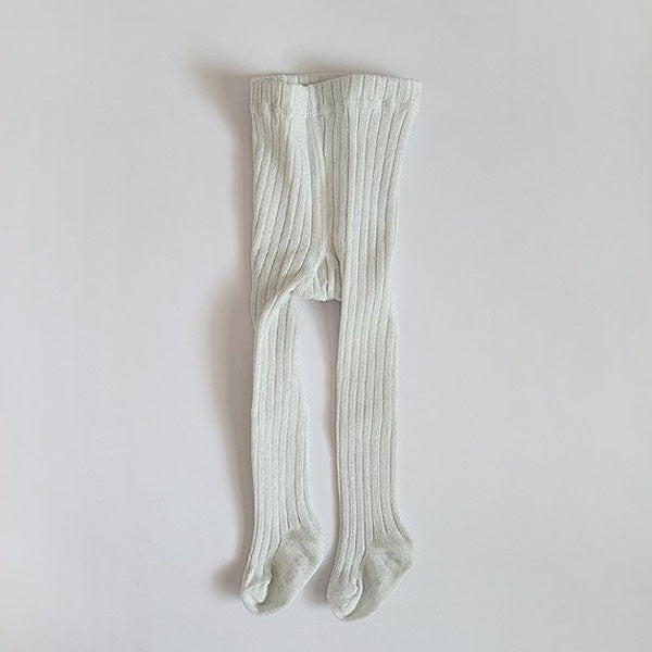 Glitter Tights Silver White (1P)