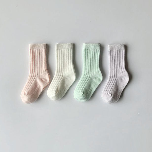 Sherbet Rib Socks (4P)