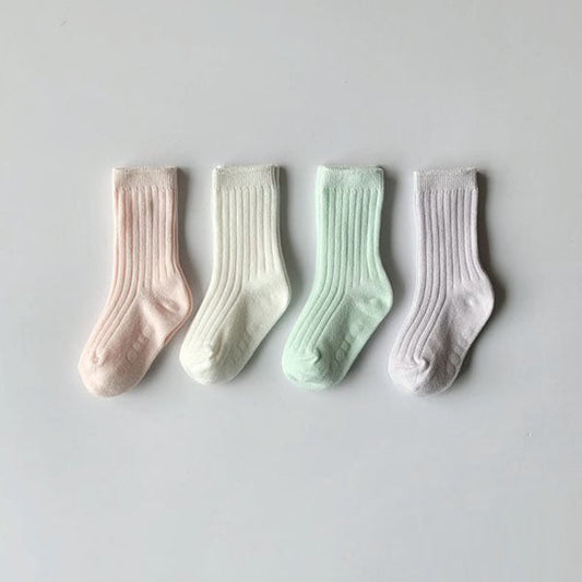 Sherbet Rib Socks (4P)