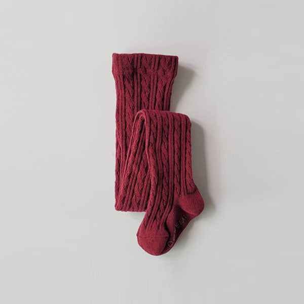 Cable Tights Wine (1P)