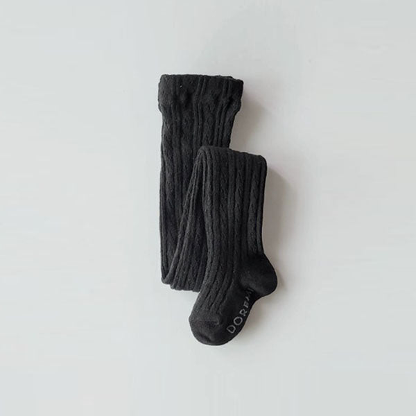 Cable Tights Rich Black (1P)