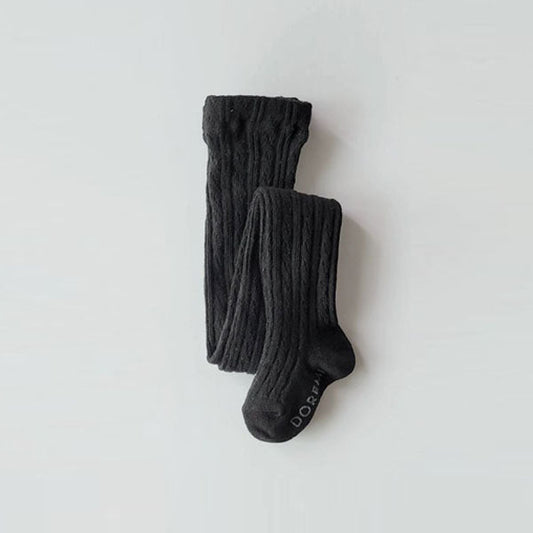 Cable Tights Rich Black (1P)