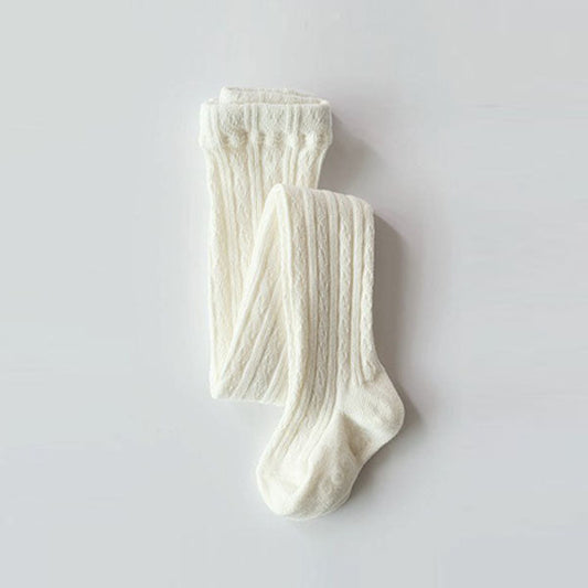 Cable Tights Ivory (1P)