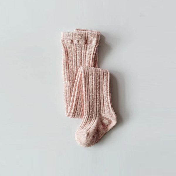Cable Tights Pink (1P)
