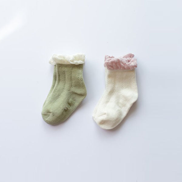 Creamy Roomy Socks (2P)