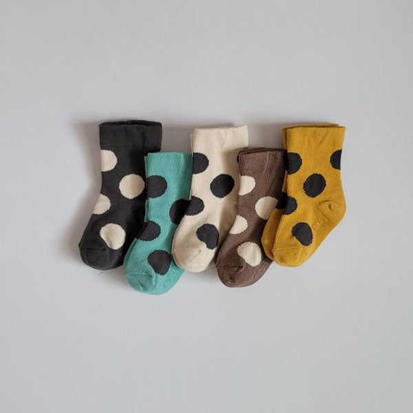 Polka Dot Socks (5P)