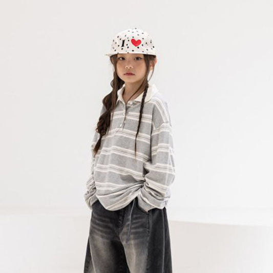 Stripe Collar T-shirt