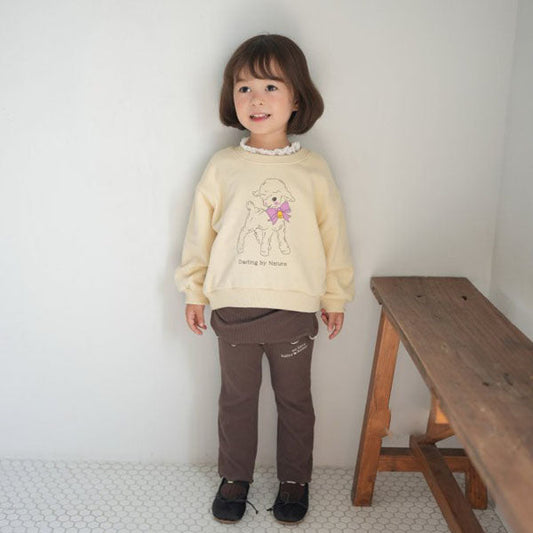 Ribbed Shirring Set-up Pants