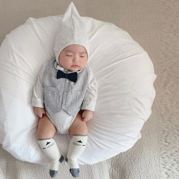 Luan Tuxedo (Romper + Hat + Bib Set)